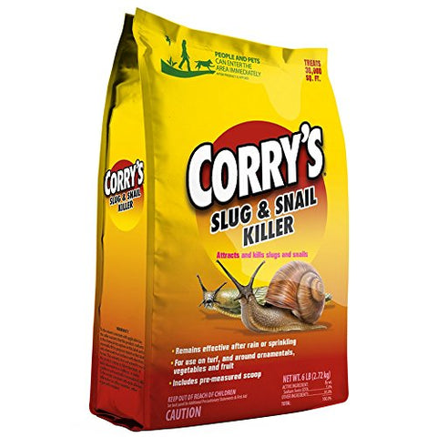 Corry's 100511481 Slug and Snail Killer, 6 lb, Ruby Splash