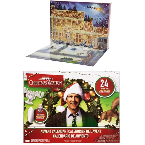 24 Day Christmas Advent Calendar, Contains 24 Gifts, National Lampoon’s Christmas Vacation Advent Calendar,Christmas Vacation Figures and Accessories Christmas Countdown Calendar Gift (1PC)