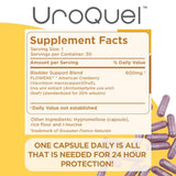 UroQuel - Natural Bladder Control Cranberry Supplement - Reduce Bathroom Urgency, Frequency, Incontinence, with Flowens - OBGYN Formulated - Cranberry Pills for Women & Men - by Heale - 30 Capsules