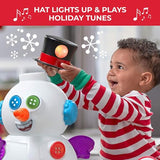 Step2 My First Snowman, Kids Interactive Christmas Toy, Plays Music & Lights Up, 15 Piece Toy Accessories, for Toddlers 1+ Years Old