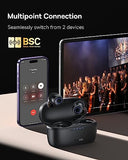 Baseus Active Noise Cancelling Wireless Earbuds, Reduce Noise by Up to 95%, 140H Playtime, IPX6 Waterproof, Deeper Bass, 4 ENC Mics, Comfortable Fit, Bluetooth 5.3 Ear Buds - Bowie MA10