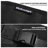 Nutscapt Gait Belt Transfer Belt for Senior with 5 Handles Gait Belts with Quick Release Buckle Transfer Belt for Elderly, Handicap, Physical Therapy (Black)