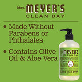 MRS. MEYER'S CLEAN DAY Hand Soap, Made with Essential Oils, Biodegradable Formula, Apple, 12.5 fl. oz - Pack of 3