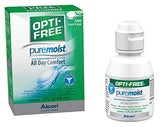 Opti-Free Puremoist Multi-Purpose Disinfecting Solution with Lens Case, (Packaging May Vary), 2 Fl Oz (Pack of 2)