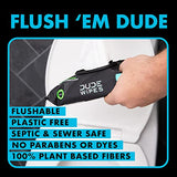 DUDE Wipes - Flushable Wipes - 8 Pack, 336 Wipes - Unscented Extra-Large Adult Wet Wipes - Vitamin-E & Aloe - Septic and Sewer Safe