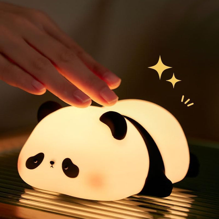 Cute Duck Lamp,Fun Lying Flat Duck/Chicken/Pig/Rabbit/Panda Night Light,LED Squishy Animal Novelty Lamp,Toddler Baby Night Light Christmas gifts for Kids,Nursery Touch Kawaii Lamp Room/House Décor