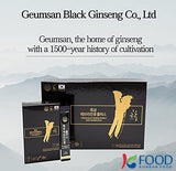 GeumHeuk Korean Black Ginseng Extract Every Ginseng Plus. 10g X 30 Stick Pouches. Immune Support, Energy Booster, Fatigue Recovery, Mental Performance. Patented Method.