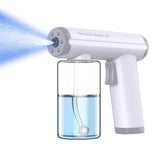 Cordless Fogger Sprayer Machine, Handheld Nano Steam Mist Machine, 10.5 oz, Rechargeable, Blue Light, for Indoor Outdoor