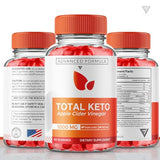 (2 Pack) Total Keto Gummies for Weight Loss, Total Keto ACV Apple Cider Vinegar Gummies Advanced Formula 525 MG Keto Health - Keto Total ACV Gummies with Beet Root Folate (120 Gummies)
