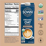 SOWN Organic Oat Creamer Variety Pack - Barista Oat Milk Non Dairy Coffee Creamer - Plant Based, Dairy-Free, Vegan, Gluten-Free, Non-GMO, Shelf Stable - 32oz (Pack of 3)