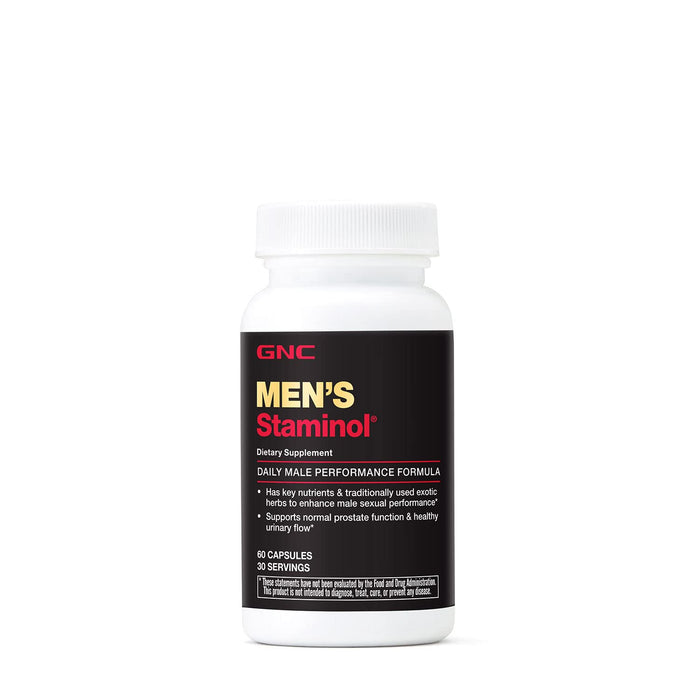 GNC Men's Staminol Daily Male Performance Formula - 60 Capsules (30 Servings)