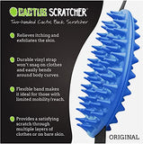 Cactus Scratcher Original Back Scratcher with 2 Sides Featuring Aggressive and Soft Spikes, Great for The Mobility Impaired and Hard-to-Reach Places, Makes an Awesome After-Surgery Gift - Blue