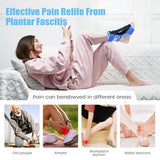 DIKIVIS Plantar Fasciitis Night Splint,Plantar Fasciitis Brace for Plantar Fasciitis Relief,Double Effect Plantar Fasciitis Relief, Night Splint for Heel Pain Suitable for Men and Women,Blue