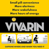 Vivarin Alertness Aid Tablets 40 Count 200mg Tablets (4 Pack)