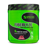 SPECIES NUTRITION Fiberlyze Fiber Supplement, Psyllium Based Soluble & Insoluble Fiber Powder for Healthy Colon, Digestive Functions (Fruit Punch, 30 Servings)