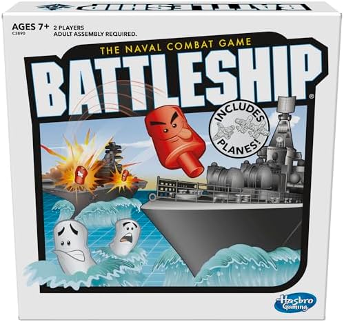 Hasbro Gaming Battleship with Planes | 2-Player Strategy Board Games for Kids | Easter Gifts for Boys & Girls | Ages 7+ (Amazon Exclusive)