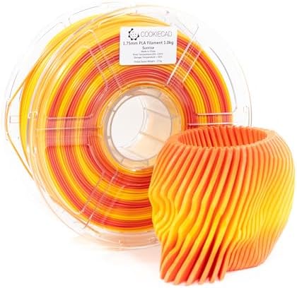 PLA Filament 1.75mm 1kg Rainbow Multicolor 3D Printer Filament - Sunrise PLA
