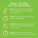 AFFRESH Coffee Maker Cleaner, Works with Multi-Cup and Single-Serve Brewers, 3 Tablets