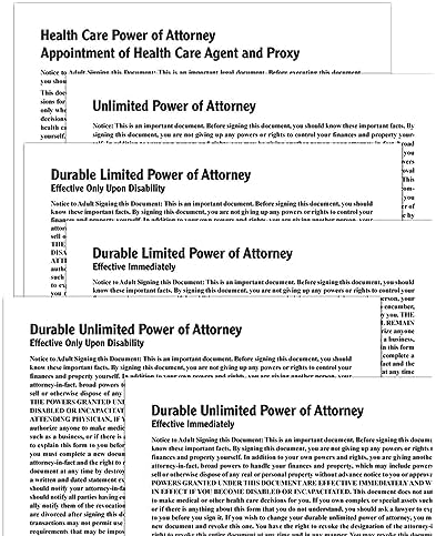 Adams Power of Attorney Forms Pack, Includes Forms and Instructions (ALFP126)