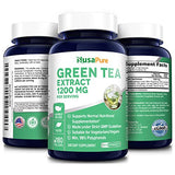 NusaPure Green Tea 20:1 Extract, 24000mg, 180 Vegan Capsules, 50% EGCG, 98% Polyphenols, 80% Catechins, Potent 20x Extract