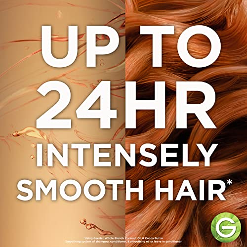 Garnier Whole Blends Coconut Oil & Cocoa Butter Smoothing Conditioner for Frizzy Hair, 22 Fl Oz, 2 Count (Packaging May Vary)