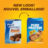 Pure Protein Bars, Gluten Free, Snack Bars, Chocolate Peanut Butter, 50 gram, 6 Count, Imported from Canada)