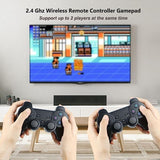 Heramie Retro Game Console, Plug and Play Video Games 4K HDMI Output for TV, Classic Game Console, Built in 10000+ Games with 9 Emulators and 2 Controller Birthday for Kids & Adults