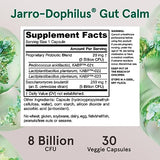 Jarrow Formulas Jarro-Dophilus Gut Calm Probiotic, 8 Billion CFU Supplement for Digestive Health, 30 Delayed Release Capsules, 30 Day Supply