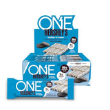 ONE Protein Bars, Hershey's Cookies 'n' Creme, Gluten Free with 18g Protein and 3g Sugar, Pantry Staples, 2.12 oz (12 Count)