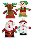 Zanies Holiday Musical Plush Dog Toys Plays Seasonal Christmas Song - Choose Character(Snowman)