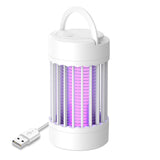 Bug Zapper Indoor/Outdoor, UV Attraction+Wind Inhale Insect Trap, Portable Rechargeable Pest Attractant Lamp to Remove Insects, Mosquitoes, Files, Bugs, Gnats, Moths