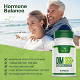 Simlike DIM SGS + - Hormone + Detox,Encourages Normal Estrogen Metabolism,Hormone Balance, Hormonal Acne Supplements, Menopause Support,Helps Control Appetite,Promotes Detoxification(Pack of 1)