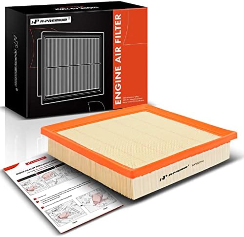 A-Premium Engine Air Filter Compatible with Lexus ES350 & Toyota Avalon, Camry, Highlander, RAV4, 2018-2022, Flexible Panel, Replace# 17801-F0060