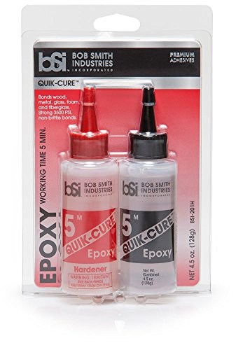 Bob Smith Industries BSI-201 Quik-Cure Epoxy (4.5 oz. Combined),Clear Clear Original version