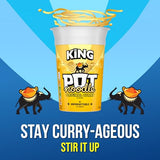 POT NOODLE Original Curry King Pot Noodle instant vegetarian snack quick to make noodles 12x 114 g