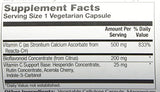 SOLARAY Reacta-C with Vitamin C 500mg - 200mg Bioflavonoid Concentrate, Immune Defense Vitamins - Patented 24 Hour Immune Support Supplement - Vegan - 180 Capsules, 180 Servings