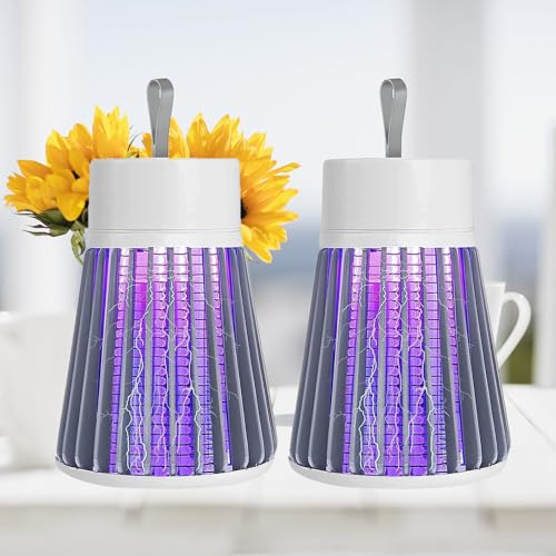 Mozz Guard 𝑴osquito 𝒁apper 2024, New Generation Portable Cordless Mozzguard 2.0,USB Charing and Low Noise, Suitable for Indoor, Home Garden, Camping, Picnic (2pcs)