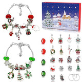 Novernat Charm Bracelet Advent Calendar 2024 DIY Jewelry Making Kit 24 Days Christmas Countdown Calendar for Girl Kids Teens