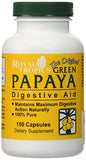 ROYAL TROPICS Green Papaya Digestive Enzymes 150 CAPS