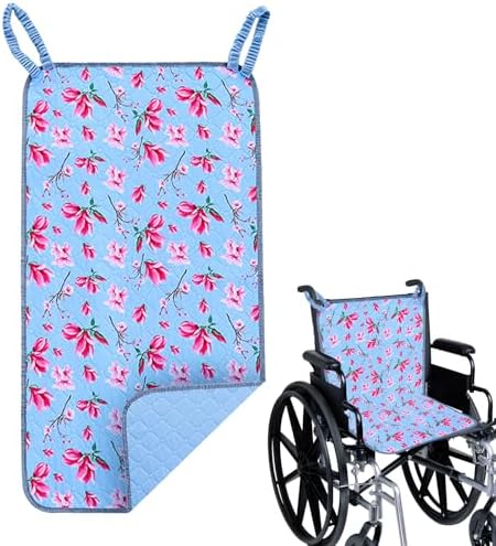 Waterproof Highly Absorbent Incontinence Wheelchair Pads for Elderly (Sky Blue)