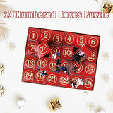 Advent Calendar 2023 Christmas Jigsaw Puzzles - 24 Days Countdown Calendars for Boys Girls - Xmas Fireplace - 1000 Pcs Jigsaw Puzzles Christmas Gifts for Countdown to Christmas for Kids Friends Family