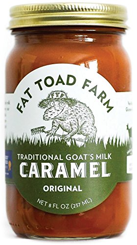 Fat Toad Farm Traditional Goat’s Milk Caramel Sauce/Cajeta, Original, Gluten Free, 8 fl oz
