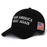 MAGA Hat Trump 2024,Embroidered Make America Great Again Donald Trump Slogan Hat and American Flag Adjustable Baseball Cap (2pcs Black MAGA and Flag)