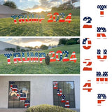 Trump Yard Signs - Trump 2024 Signs with Stake, 9Pcs Trump Yard Sign for Outdoor Garden Lawn Yard