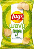 LAY'S Wavy Funyuns Onion Flavored Potato Chips Ranch, 7.5 Oz