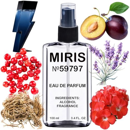 MIRIS No.59797 | Impression of Bad Boy Cobalt Parfum Electrique | Men Eau de Parfum | 3.4 Fl Oz / 100 ml