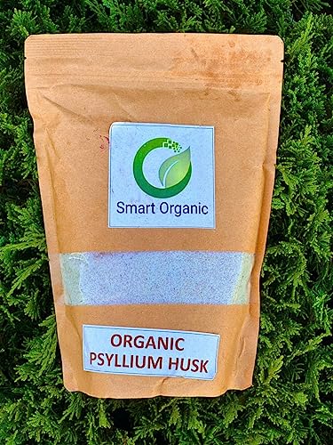 Smart Organic, Organic Psyllium Husk, Keto Friendly, Vegan, Gluten-Free, USDA Certified Organic, Non-GMO, Soluble & Insoluble Fiber Source 16 Ounce (16 oz)