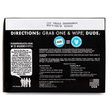 DUDE Wipes - Flushable Wipes - 8 Pack, 336 Wipes - Unscented Extra-Large Adult Wet Wipes - Vitamin-E & Aloe - Septic and Sewer Safe