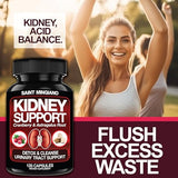 Kidney Support Cleanse Detox & Repair -120 Capsules - Cranberry & Astragalus Root Pills for Women and Men | High Strength Liver Cleanse Detox Supporting Urinary Tract Health & Bladder Health