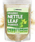 XPRS Nutra Organic Nettle Leaf Powder - Premium USDA Organic Stinging Nettle Powder for Hair and Nails - Vegan Friendly Energy Boosting Organic Stinging Nettle Leaf (8 oz)